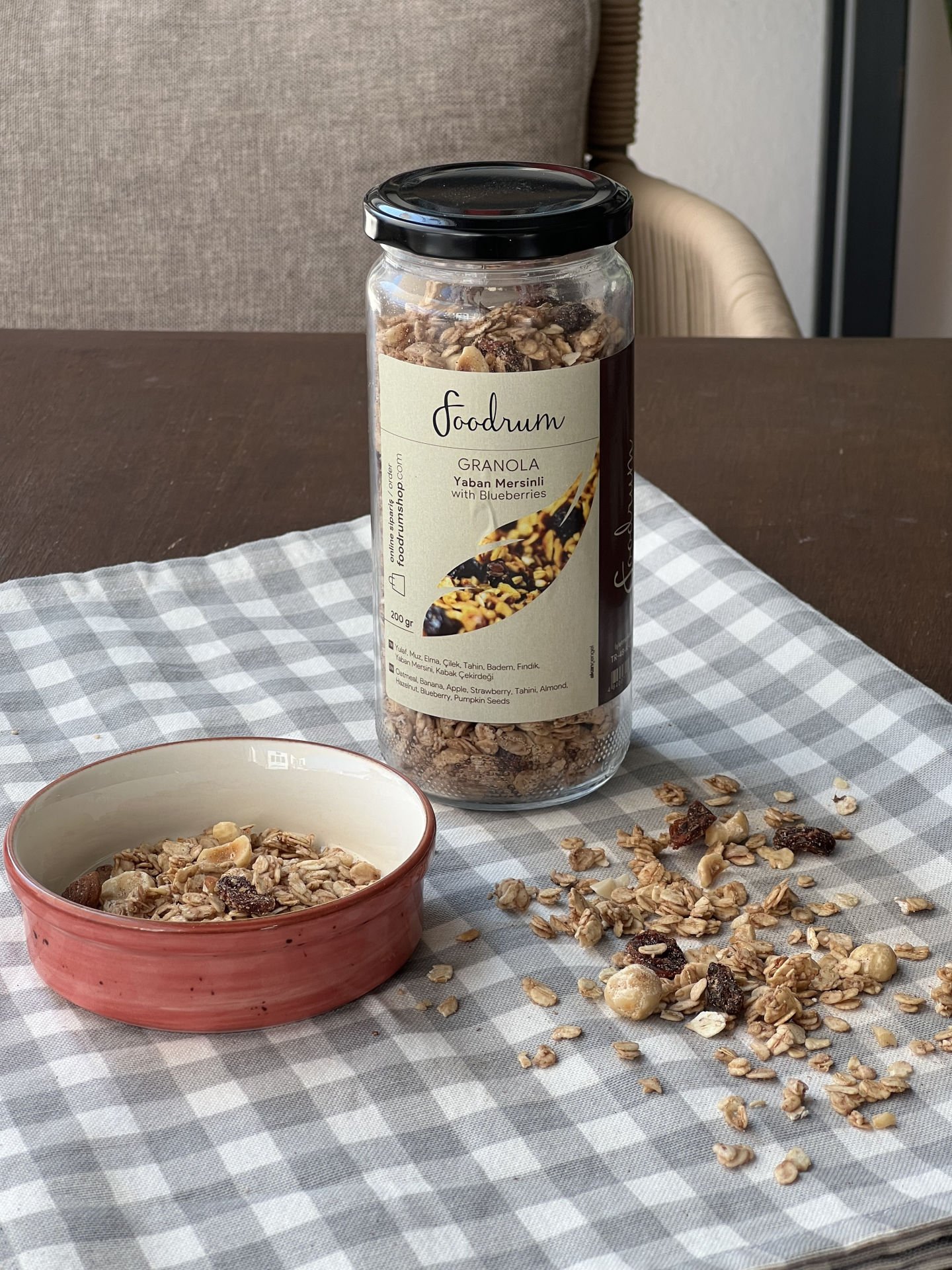 Foodrum Yaban Mersinli Granola